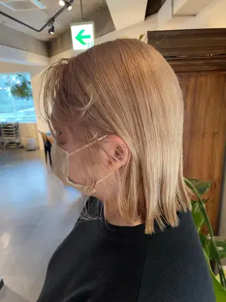 ミディアム カラー classic 新横浜所属・大人girly🛋️ 🤍yukakoのヘアスタイル