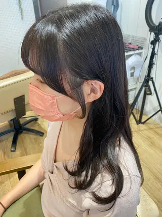 セミロング 🫧顔周りカット 🫧樫村優香のヘアスタイル