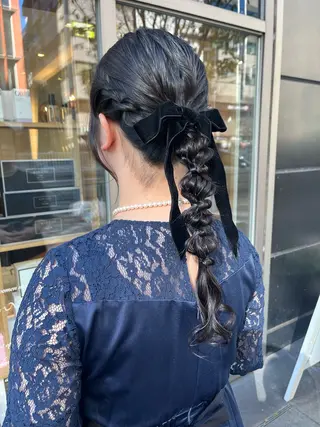 ヘアアレンジ 渋谷/透明感カラー/ 🩶Miwa🩶のヘアスタイル