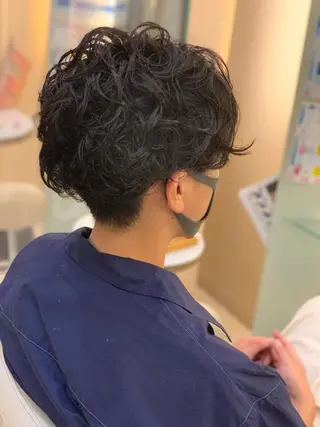 ショート パーマ メンズ トータルビューティー K:R鶴川のヘアスタイル