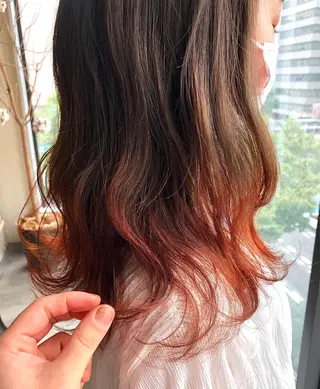 セミロング カラー tablier所属・北名古屋 /美容院カフェのヘアスタイル