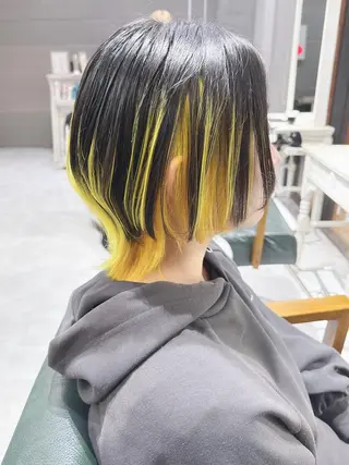 ミディアム カラー ヘアアレンジ Days 透明感カラーのヘアスタイル