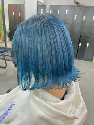 ショート カラー パーマ ヘアアレンジ メンズ キッズ ネイル マツエク・マツパ カラー特化サロン Eir心斎橋のヘアスタイル