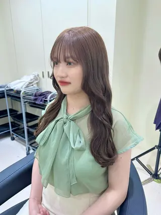 ロング カラー ヘアアレンジ 🎀 yuuka🎀のヘアスタイル