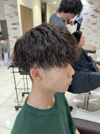 パーマ メンズ 美髪縮毛矯正/曲がる 縮毛矯正/佐野友尉のヘアスタイル