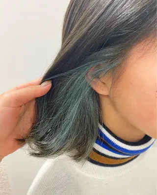 ミディアム カラー レイヤー/ウルフ🤎 mayo.のヘアスタイル