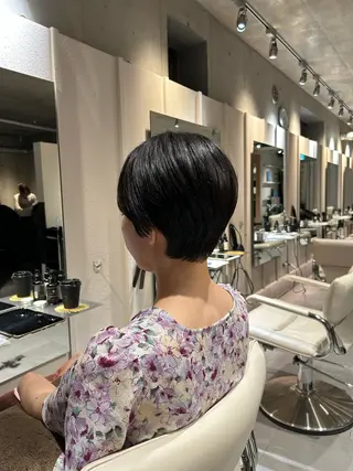 ショート 艶感/ナチュラル 🌿マアヤのヘアスタイル