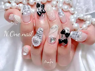 ネイル 長いだし/スカルプ/ パラシェルN.oneのネイルデザイン