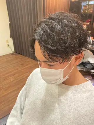 パーマ メンズ パーマが得意な【最高 悠斗】のヘアスタイル