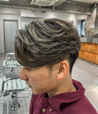パーマ メンズ ブリーチ/パーマ特化 片平和寿のヘアスタイル