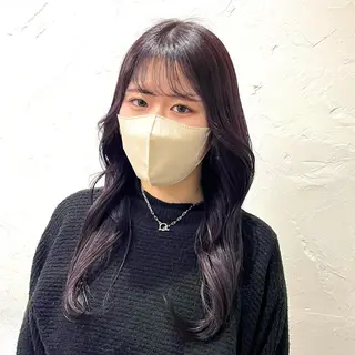 ロング 無料カットモデル ユナのヘアスタイル