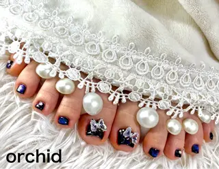 ネイル orchid ♡オーキッドのネイルデザイン