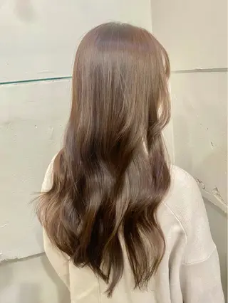 ロング カラー 金谷 美幸のヘアスタイル