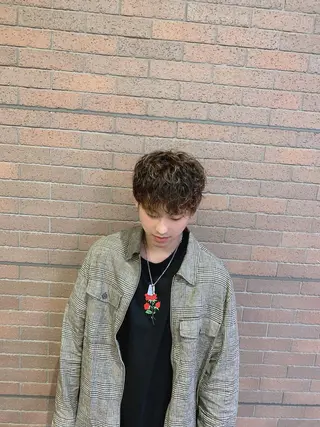 ショート パーマ 小野寺空也✂️ 似合わせショートのヘアスタイル