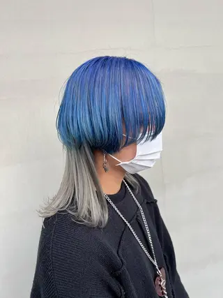 ショート カラー 矢場町/栄/上前津/ 佐藤祐希のヘアスタイル