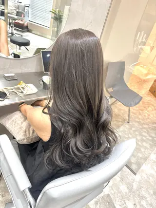 ロング コトネ🫧 韓国風レイヤーカットのヘアスタイル