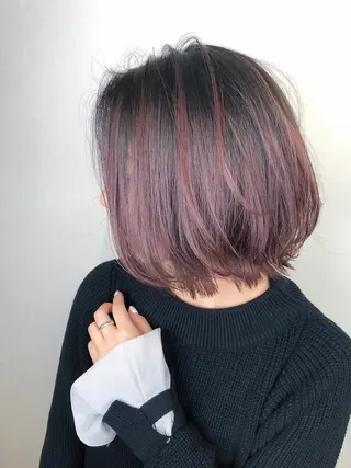 ショート カラー _WHITE上本町 上本町店のヘアスタイル