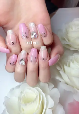 ミディアム ネイル 長さ出し専門 nynaのネイルデザイン