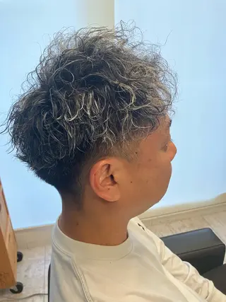 パーマ メンズ メンズ特化/パーマ/ フェードWATARUのヘアスタイル