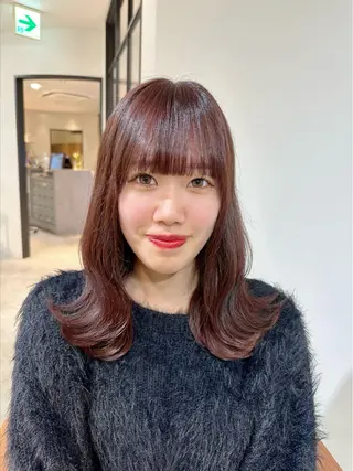 ミディアム カラー LICO HAIR＆RELAXATION 名駅店所属・メンズ特化美容師/ パーマ/波巻き/陸翔のヘアスタイル