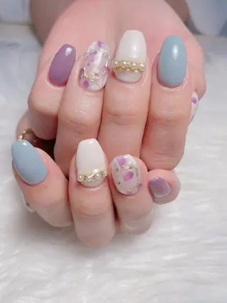 ネイル MiKi Nai池袋 長さだし得意のネイルデザイン