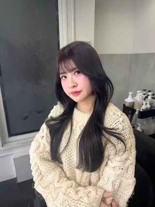 ロング カラー 韓国ヘア🇰🇷 /艶カラー/YUYAのヘアスタイル