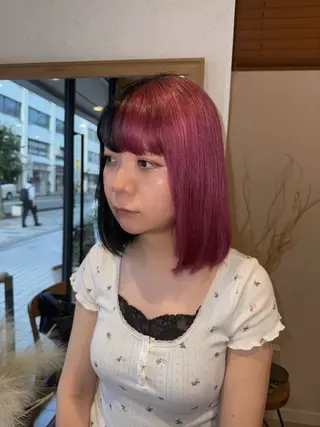 セミロング カラー レイヤー/艶カラー /yuan⟡.·のヘアスタイル