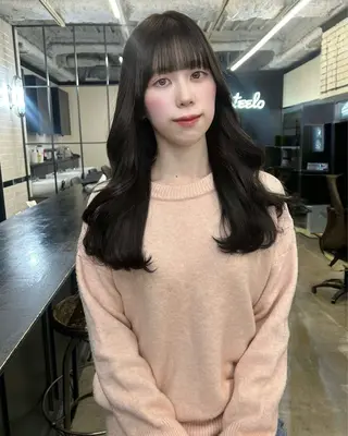 ロング カラー 地毛風艶カラー🌿 喜多夏海のヘアスタイル