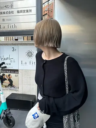 ショート #美髪矯正#艶カラー Natsuのヘアスタイル