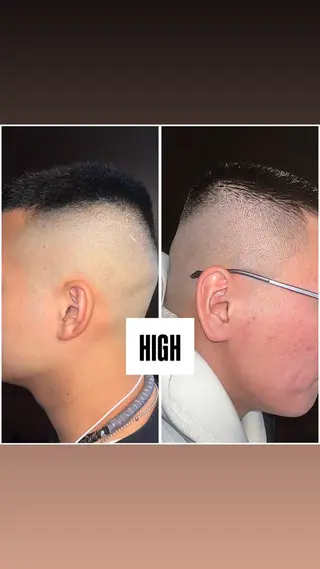 ショート メンズ Dorcus所属・日本橋フェードパーマ 田村　怜央那のヘアスタイル