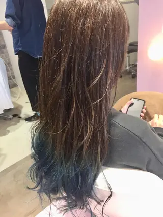 セミロング 所渉/韓国レイヤー /ウルフカットのヘアスタイル