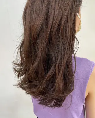 ロング カラー あずまぐち めぐみのヘアスタイル
