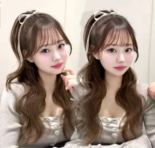 ロング 𝑀𝐼𝐾𝑈🤍 SALOWIN銀座のヘアスタイル