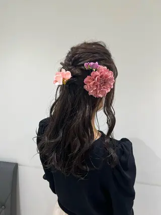 ロング カラー 【暖色カラー特化】 中山由梨のヘアスタイル