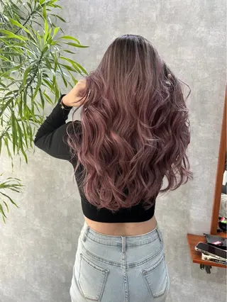 ロング カラー C'LD Hair Produce【シールドヘアープロデュース】所属・シールドヘアー/那覇 /縮毛矯正/ブリーチのヘアスタイル