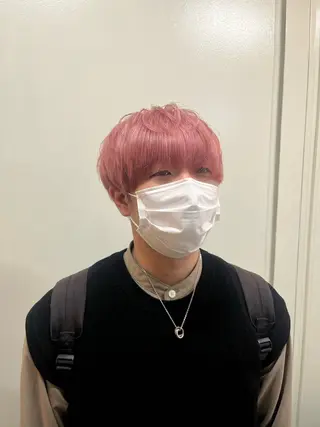 ショート カラー メンズ 韓国風メンズ/毛流れ ヘアなら須田龍世のヘアスタイル