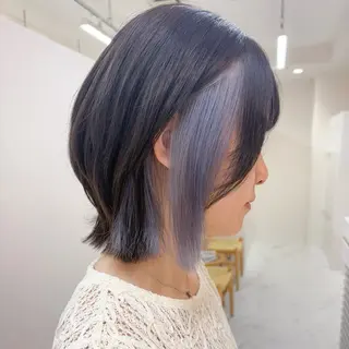 ミディアム カラー SAKURA 髪質改善/ヘアセットのヘアスタイル