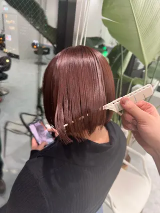 ミディアム カラー 🫧ハイトーン🫧 ベージュ🫧徹哉のヘアスタイル