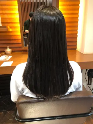 ロング 高山🐬髪質改善 池袋で縮毛矯正のヘアスタイル