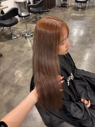 カラー 透明感ベージュ🤎 ナチュラルレイヤーのヘアスタイル