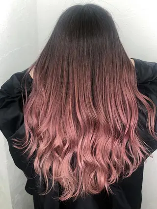 ロング カラー ヘアアレンジ 髪質改善専門店 エイジングケアのヘアスタイル