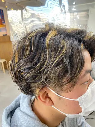 ショート パーマ メンズ 銀座⚜️【脱白髪染め 美髪矯正】トグチのヘアスタイル