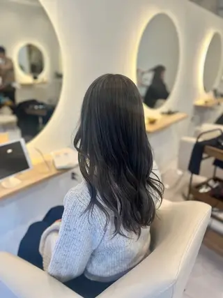セミロング 髪質改善カラー/韓国 /井上 拓也のヘアスタイル