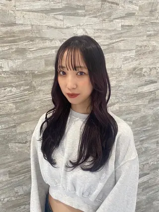 ロング maki💖 ボブ/縮毛矯正のヘアスタイル