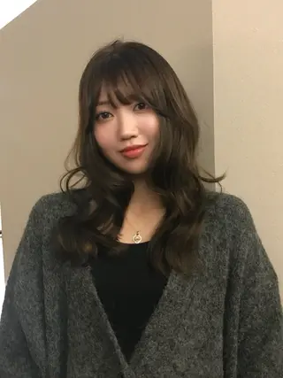セミロング Hina/なりたいが 叶う韓国ヘア❤️のヘアスタイル