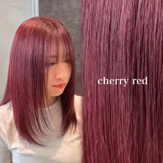 セミロング カラー ♥️ボブ縮毛/ブリー チ/minami♥️のヘアスタイル