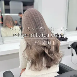 ロング カラー ヘアアレンジ 透明感×韓流ハイ トーン🫧RYUTAのヘアスタイル