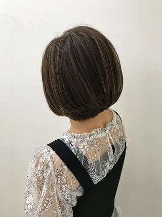 ショート ブリーチカラー/ 岩破瑞希のヘアスタイル