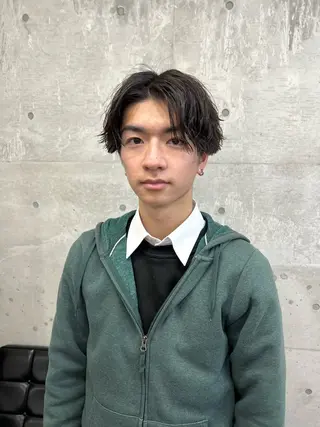 ショート メンズ Yui/メンズカラー /シャドウパーマのヘアスタイル