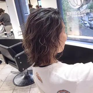 パーマ Yu シールエクステのヘアスタイル